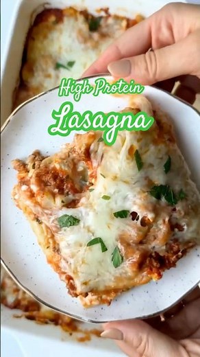 The Best Easy Lasagna (high protein)