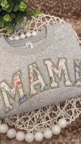 Mama Applique Machine Embroidery Files, Curved Arched MOM Embroidery Design, Trendy Mother's Day 2026 Sweatshirt Digital Embroidery Patterns - Etsy