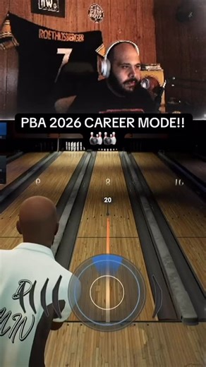 DMINE86 on Instagram: "First time ever seeing Candlepin bowling , pretty cool it’s on a game! A in depth career mode is very welcomed in our streams! Come check the career mode out on Twitch and YouTube! #pba #pba2026 #bowling #probowler #streamclips"