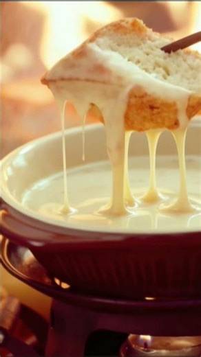 Ultimate Cheese Fondue Moment 🧀✨