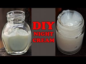 NATURAL FACE MOISTURIZER DIY | DIY NIGHT CREAM FOR WRINKLES ON FACE