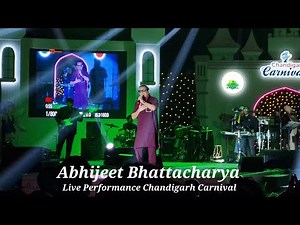 Abhijeet Bhattacharya LIVE at Chandigarh Carnival 2025 | Bollywood Night | Full Performance