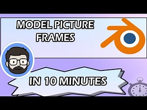 3D Model Picture Frames in Blender - How to