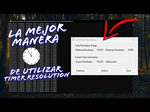 la MEJOR MANERA de UTILIZAR TIMER RESOLUTION