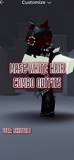 Creative Roblox Outfit Ideas with White Hair