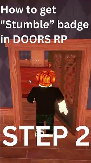 How To Get Roblox DOORS RP "STUMBLE" Badge!