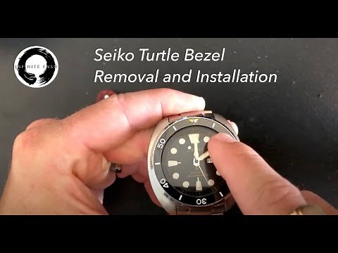 Seiko SRP "Turtle" Bezel and Insert Replacement with Super Glue