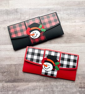 Christmas Money Holder, Holiday Cash Holder, Bulk Stocking Stuffer, Christmas Cash Envelope, Holiday Money Envelope, Buffalo Plaid - Etsy