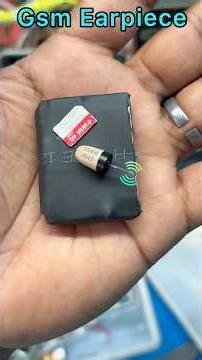 Smallest GSM Earpiece 🔥🔥 #howto #electronic #tech #technology #viraltech