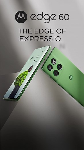 Presenting the Motorola Edge 60 — powered by motoAI, built for the way you think. With intelligent features like Catch Me Up to summarize your day, Image Studio to turn words into visuals, and Playlist Studio to match your mood with music, motoAI transforms your phone into a personal assistant that’s always one step ahead. Smarter expression starts here. Buy Now on Flipkart,Motorola.in and leading retail stores. #EdgeOfExpression #MotorolaEdge60 | Motorola
