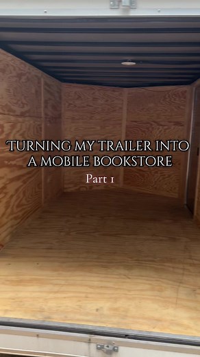 Transforming a Trailer into a Mobile Bookstore