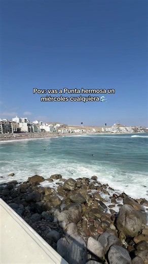 Punta hermosa en octubre está hermosa 🤩🌊 . . . #puntahermosa #lima #playas #playablanca