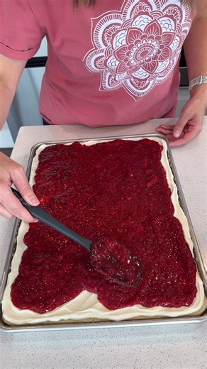 🍰 Raspberry Shortcake Sheet Cake is SO good! (And no one can tell it's made from a box of cake mix.) Every time I make it for a holiday, birthday, party, or potluck, it disappears super fast and everyone wants the recipe.⁠ I think it’s cute enough (and delicious enough) to make for Valentine’s Day too!⁠ ⁠💕⁠ ⁠ ⭐️ Comment "RECIPE" and I'll send it your way!⁠ ⁠ 📌 https://www.dessertnowdinnerlater.com/raspberry-shortcake-sheet-cake/⁠ ⁠ 🏷️⁠ #raspberryshortcake #sheetcake #easydessert #valentinesd