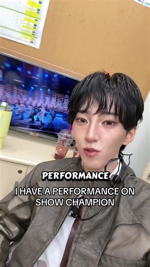 Because of my viral tik tok video, I may have a chance to do a challenge with Ampersandone! Wish me luck for Show Champion! 😭😭😭