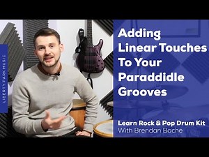 Adding Linear Touches to Your Paradiddle Grooves l | Drum Lesson | Video
