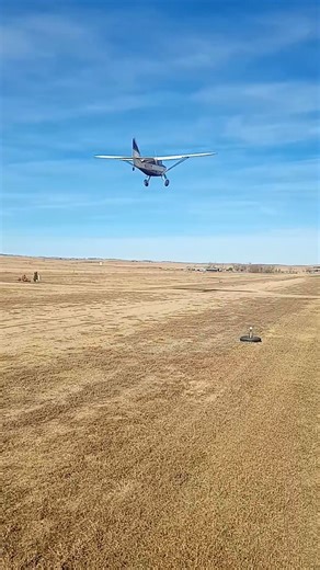 1948 Stinson check out of a new tailwheel pilot at Calhan Colorado Airport