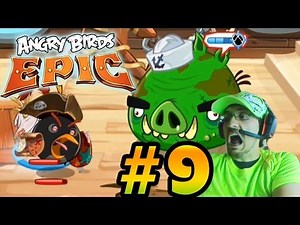 Lets Play Angry Birds EPIC Part 9: Death to Smudgee! (iOS Face Cam Commentary)