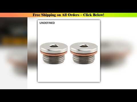 Stainless Steel Exhaust Pipe O2 02 HEX Oxygen Sensor Port Plug Plugs 18mm For Harley Replace OEM