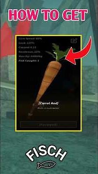 How To Get Carrot Rod In Fisch Roblox (LOBSTER UPDATE) | New Carrot Rod Location