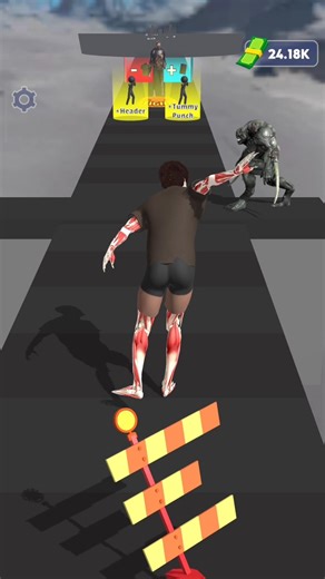 Human Evolution Run | Human Vs Alien Fight #shorts #ytshorts #shortyz #games