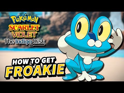 Pokemon Scarlet & Violet How to get FROAKIE | The Indigo Disk DLC
