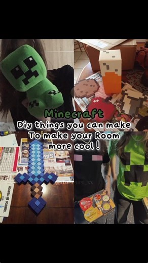 #minecraft #diy things you can make to make your Room more cool ! ⛏️🐑🥔