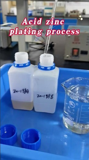 Acid zinc plating process