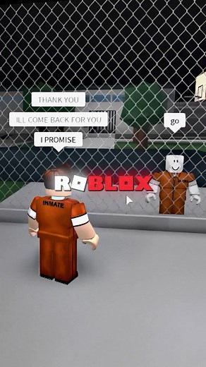 ❤️‍🩹🥹 he helped him escape #roblox #prisonlife #nostalgia #edit | Roblox