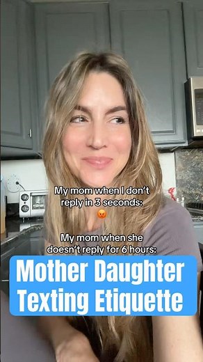 Mother Daughter texting etiquette💬 #texting #motherdaughter