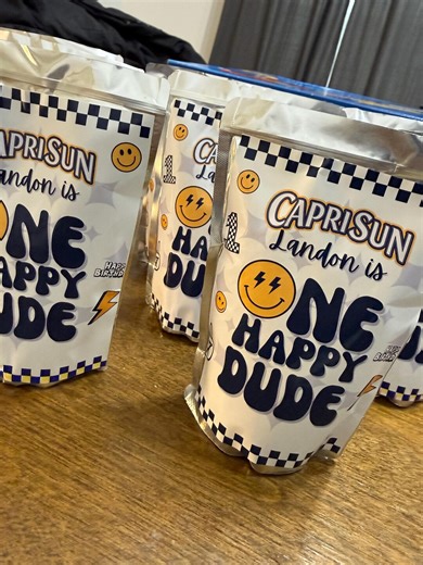 Capri Sun Juice Labels - Uneditable - Etsy