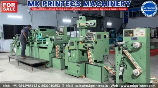 MK PRINTECS MACHINERY on Instagram: "SHIKI SL-220-4C+1C STICKER LABEL PRINTING MACHINE FOR SALE ! ! ! STICKER LABEL PRINTING MACHINE SUPPLIERS | MK PRINTECS MACHINERY . . . We are Supplying Following Labels Printing Machines : BARCODE LABEL, HANGER LABEL, FOOD & BEVERAGE LABEL, STERILIZABLE LABEL, BEAUTY & COSMETICS LABEL, BOOKLET LABEL, RETAIL & E-COMMERCE LABEL, VARIABLE DATA LABEL, LOGISTICS LABEL, MULTI LAYER LABEL, HOUSEHOLD PRODUCTS LABEL, SHRINK SLEEVE LABEL, MEDICAL & PHARMA LABEL, IN MO