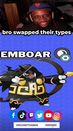 bro completely broke the unova starter triangle #pokemon