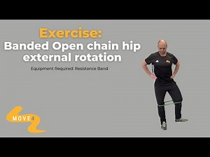 How to Do Standing Open Chain Hip External Rotation | Strengthen Hips & Improve Stability