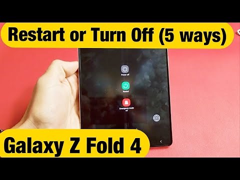Galaxy Z Fold 4: How to Restart / Turn Off (5 Ways)