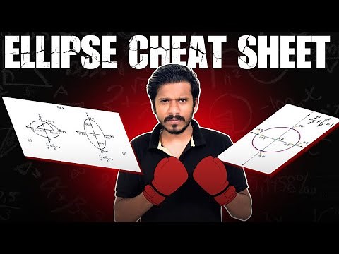 Ellipse Cheat Sheet 🔥 | JEE Main & Advanced | Trigonometry Formulas | Md Shahnwaz Sir