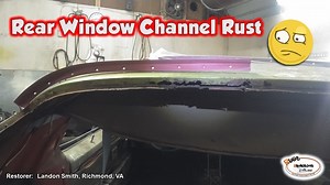 Landon Smith of Richmond, VA has a 1972 Camaro with a window rust problem. Landon isn’t alone by any means and he chose Belden Speed & Engineering’s RustReplace.com repair channels to solve his problem. He began with the rear window as we shipped him the quarter and roof channels. He was kind enough to send us some pictures of his roof channel installation (quarter channels are next!) which you see here. Following our written instructions (included with each order), Landon is doing great work re