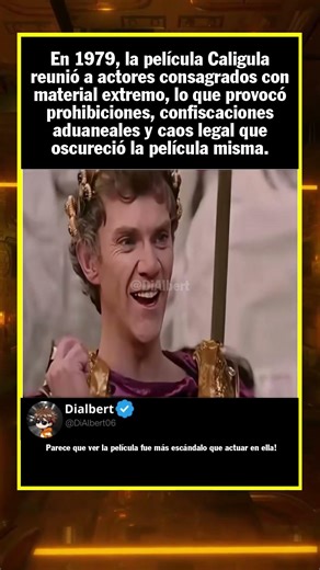 En 1979, la película Caligula reunió a actores consagrados con material extremo, lo q... #Shorts