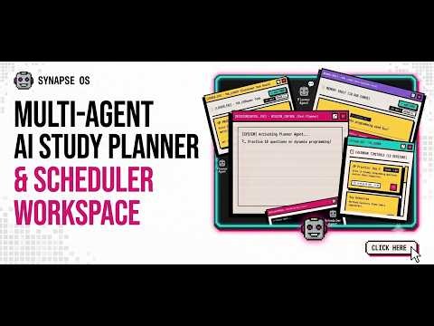 I Built a Multi-Agent AI Study Workspace (And It Solved My Burnout)