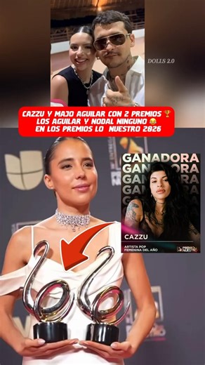 Cazzu y Majo Aguilar Hacen historia en Premio lo Nuestro 🏆✅