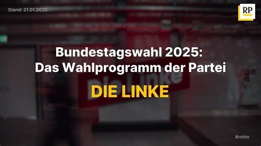 Bundestagswahl 2025: Das Wahlprogramm der Partei Die Linke