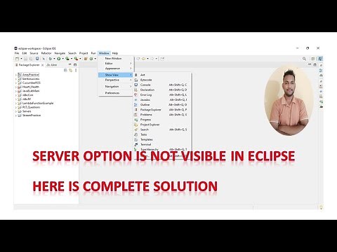 Server option is not visible in Eclipse 😕Complete solution #eclipse #server Server option is missing