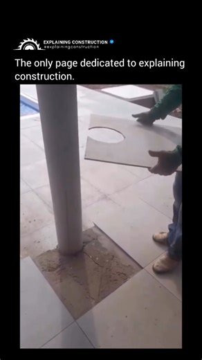Explaining Construction on Instagram: "​A video that is going viral shows a bricklayer facing a real challenge: laying a floor in an seemingly impossible space. 👷 At first, it seems like it won't work out at all, but with skill and patience he surprises – and manages to complete the job perfectly! The result left many people speechless and garnered thousands of comments on social media. ➡️ The scene has already become a reference for creativity and technique, proving that when creativity is at 