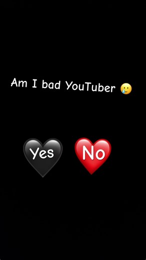 Am I bad YouTuber 🥲