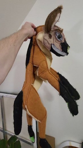 Vertebress | This is the very first custom hyena plushie I have ever made. In this video, I will show you how I made this hyena stuffedanimal from... | Instagram