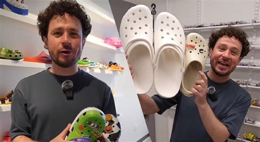 Anuncio Luisito Comunica colaboración con Crocs