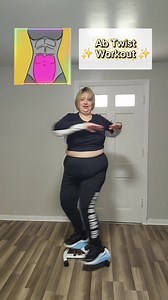 Ab Twist Workout ⚡️ #easyworkout #abtwistboardfitness #exercise | Jessica Broschart