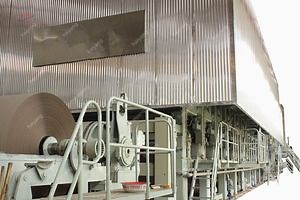 [Hot Item] 80-220GSM Wood Corrugated Cardboard Price Black Carboard Paper Making Machine