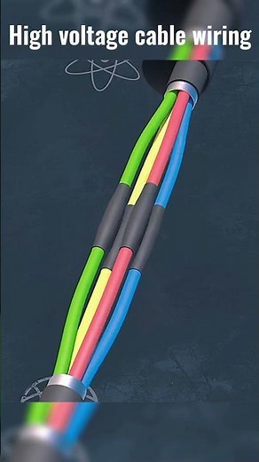 High voltage cable wiring