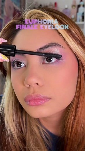 Euphoria inspire makeup using rude cosmetic's Hypnotic Hyperchrome liquid eyeshadow in "illusion" 💖