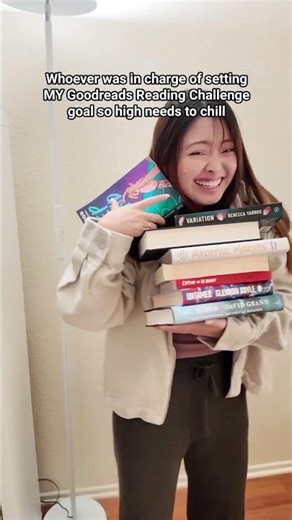 pov: SOMEONE set your Goodreads Reading Challenge too high